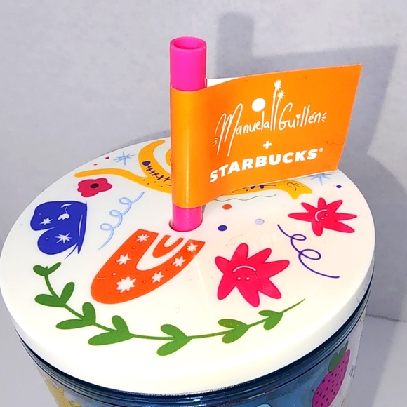 🌞 STARBUCKS 🥤 Manuela Guillen "Beunos Vibras" Venti 24oz Starbucks Cold Cup - Picture 6 of 7